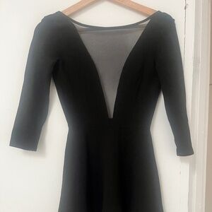 Mesh V American Apparel Skater Dress - Size Small